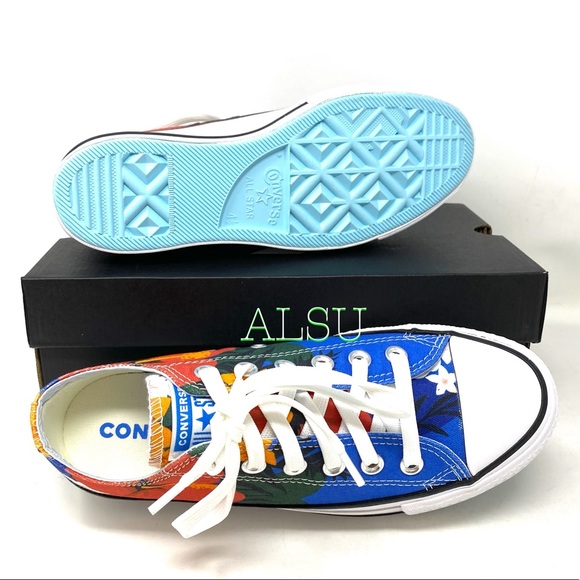 Converse Ctas Lift Low Canvas Totally Blue Women - Picture 3 of 10